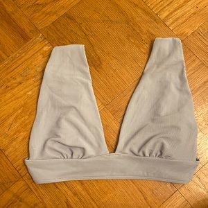 Abercrombie baby blue plunge swim top *new with tags*